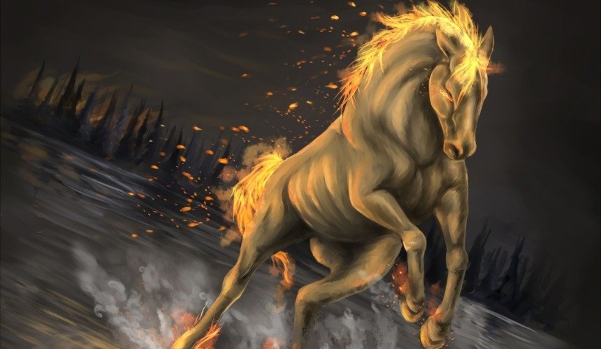 Огнегривый конь 