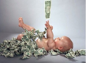 ребенок деньги