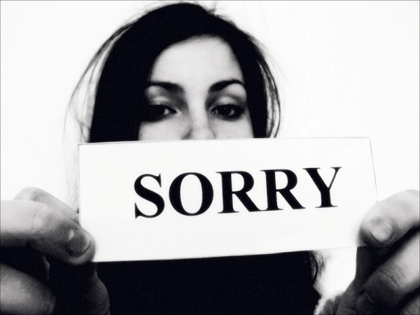 Умейте просить прощение