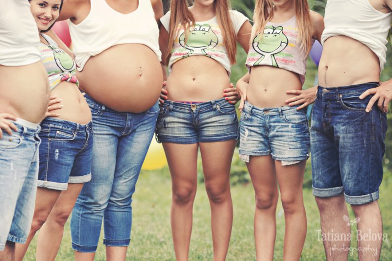 Ольга Лябина с семьей