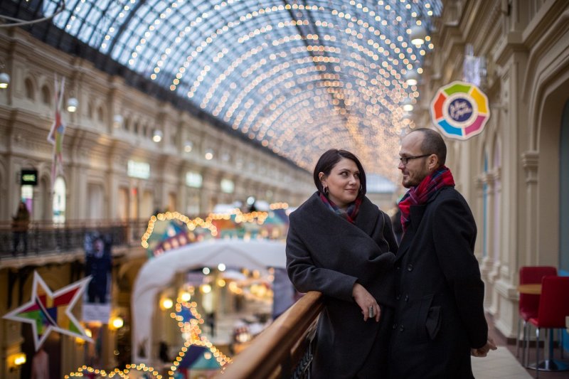 Лапина в ГУМе