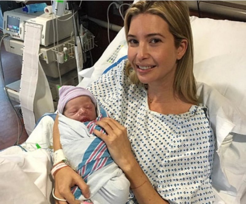 Иванка Трамп родила Иванка Трамп родила