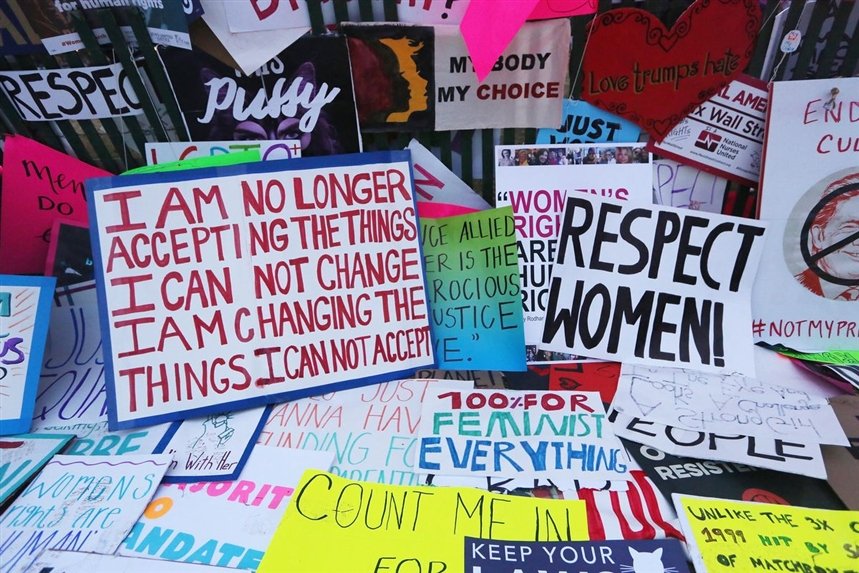 лозунги за права женщин