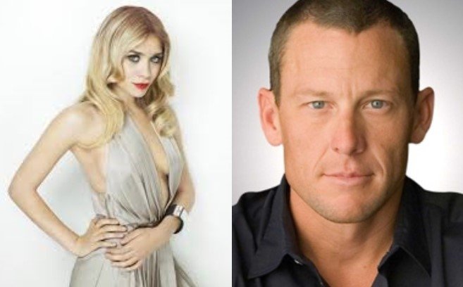 Эшли Олсен и Лэнс Армстронг Эшли Олсен и Лэнс Армстронг