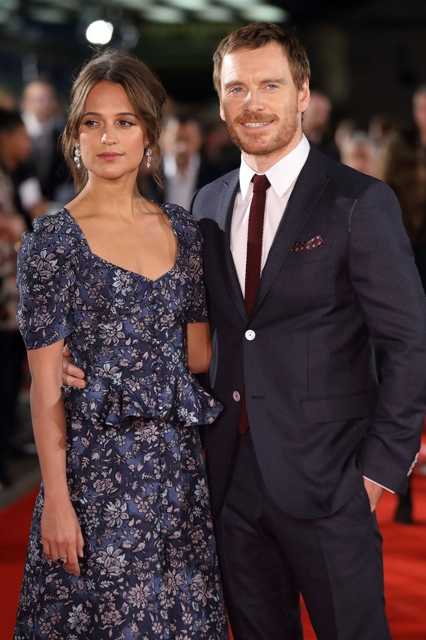 Алисия Викандер и Майкл Фассбендер