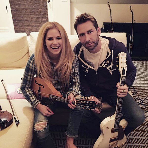 аврил лавин и чед крюгер звукозапись