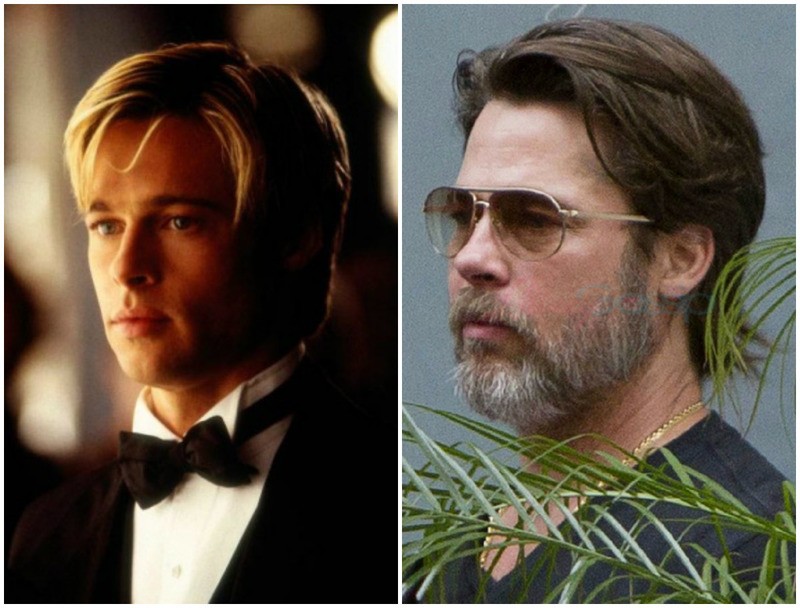 Бред Питт тогда и сейчас Бред Питт тогда и сейчас