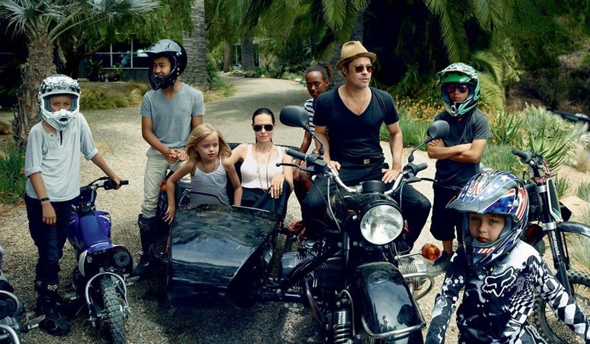 джоли питт дети