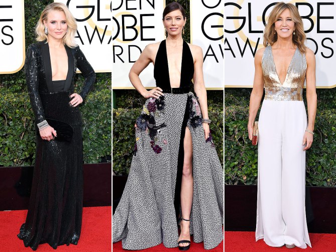 откровенные платья золотой глобус 2017