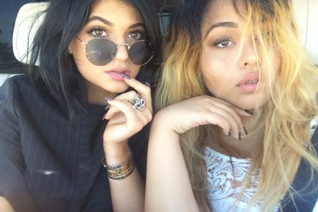 кайли дженнер и джордин вудс