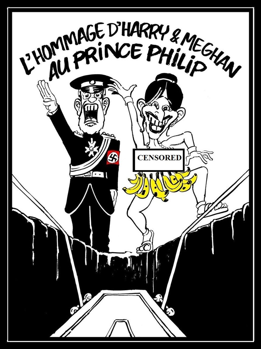 Шарли Эбдо оскорбили могилу принца Филиппа